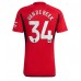 Tanie Strój piłkarski Manchester United Donny van de Beek #34 Koszulka Podstawowej 2023-24 Krótkie Rękawy